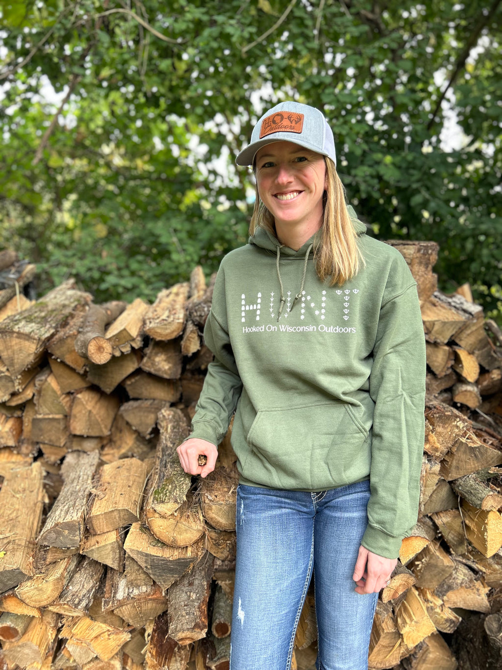 “H-U-N-T” Hooded Sweatshirt