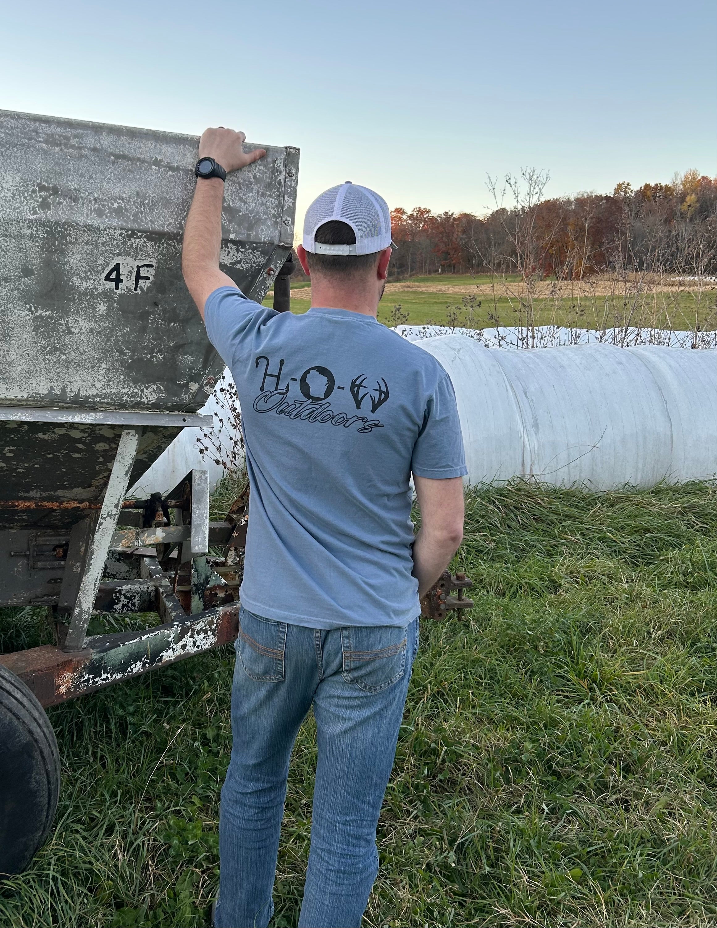 Hooked On Wisconsin Logo T-shirt