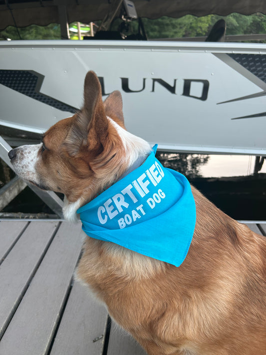 Certified Boat Dog Bandana