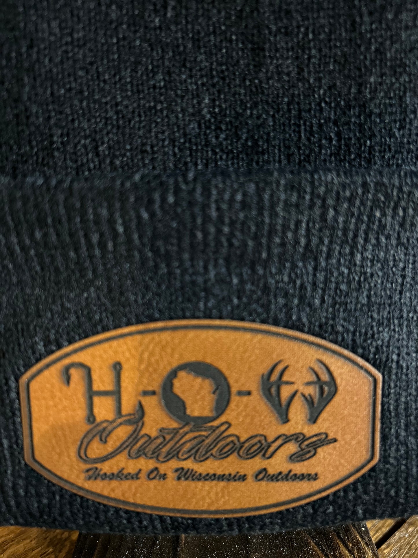 Black Beanie w/ H-O-W Logo