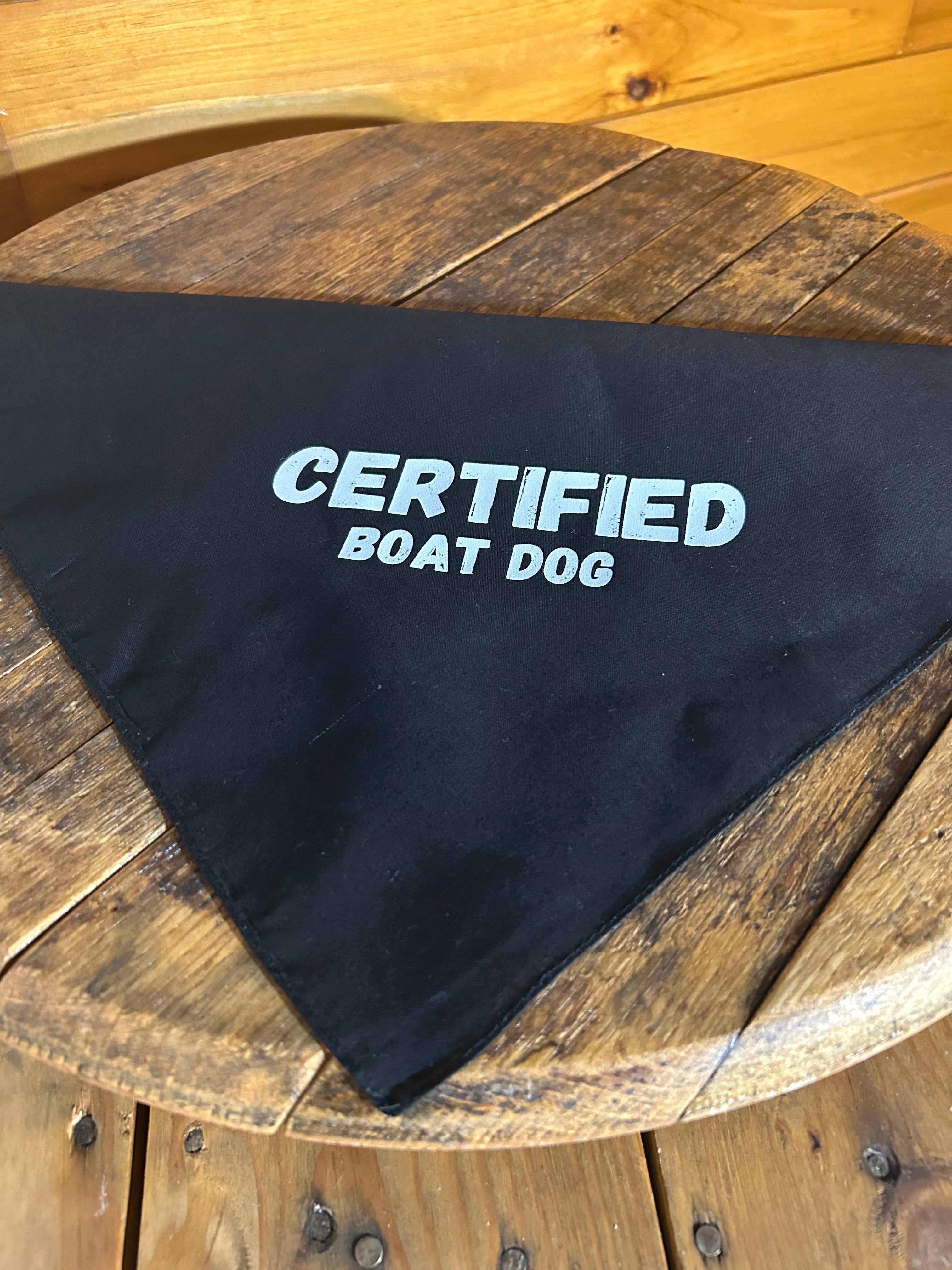 Certified Boat Dog Bandana