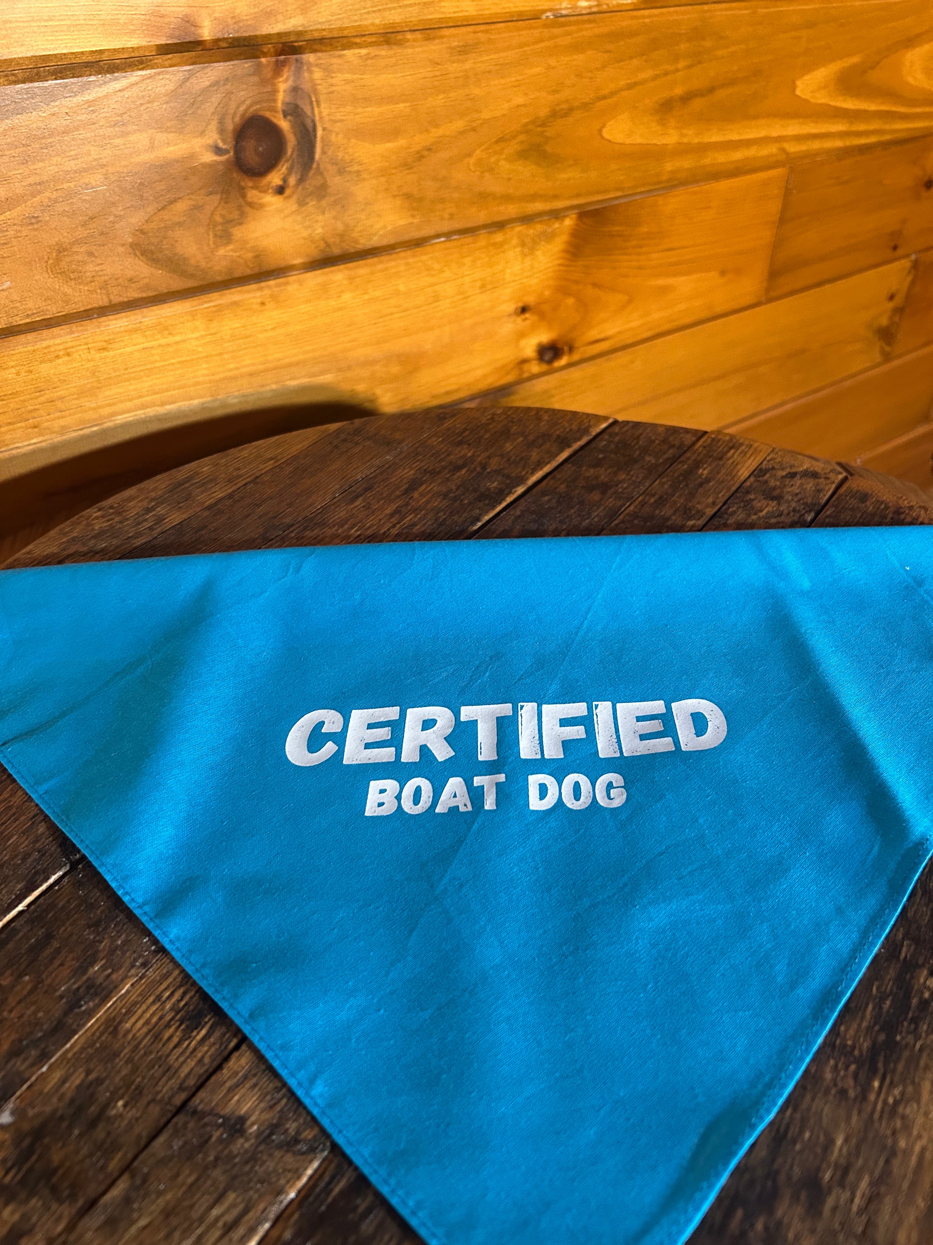 Certified Boat Dog Bandana