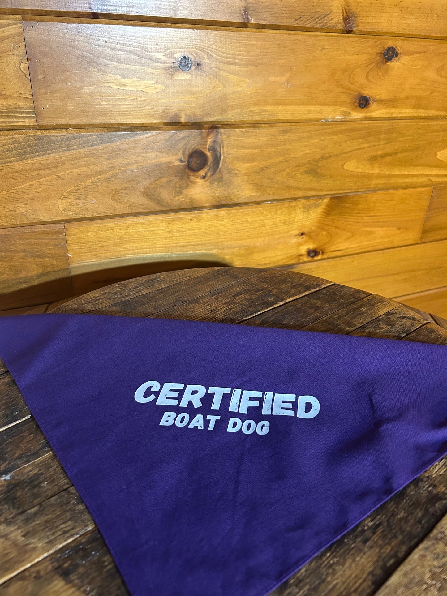 Certified Boat Dog Bandana